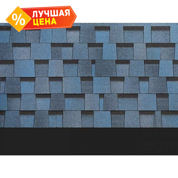 Ламинированная черепица Docke DRAGON STANDARD Голубика