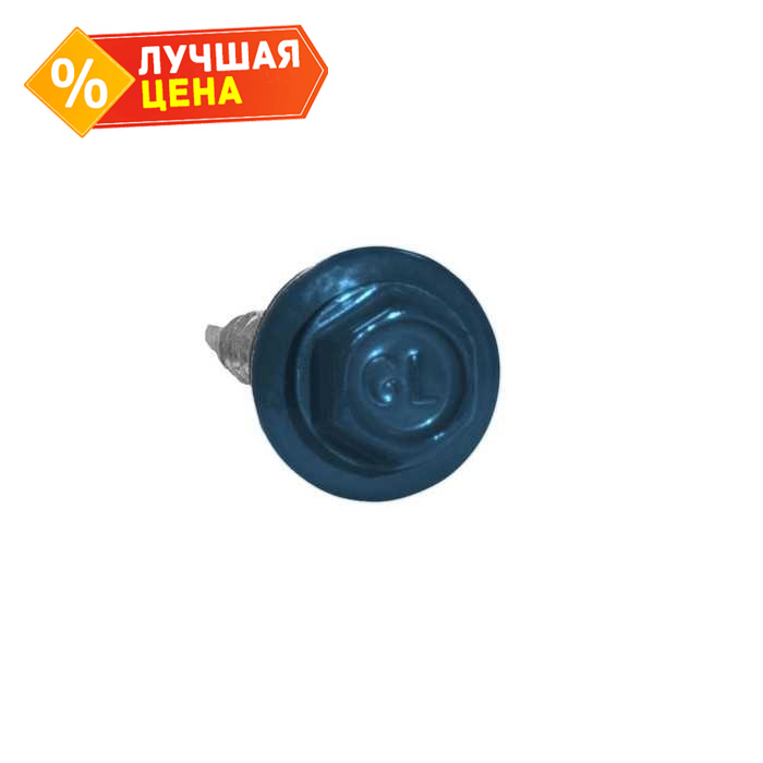 Саморез кровельный Daxmer 4,8х29 RAL 5009 (250) сверло №1