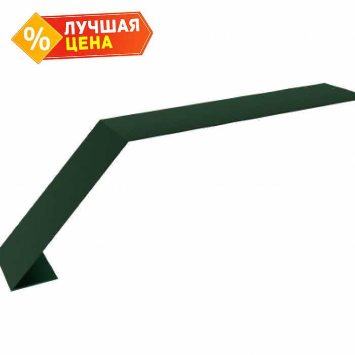 Планка капельник 100х60 0,5 Velur RAL 6020 хромовая зелень