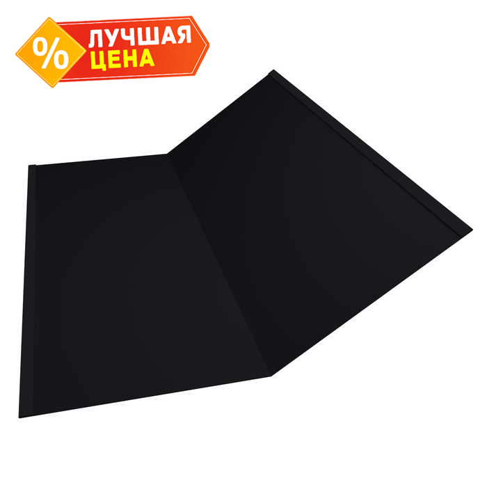 Планка ендовы нижней 300х300 0,45 Drap RAL 9005 черный
