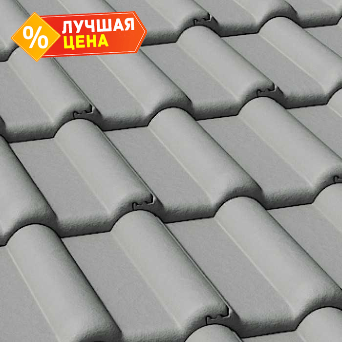 Цементно-песчаная черепица Braas Франкфурт Серый