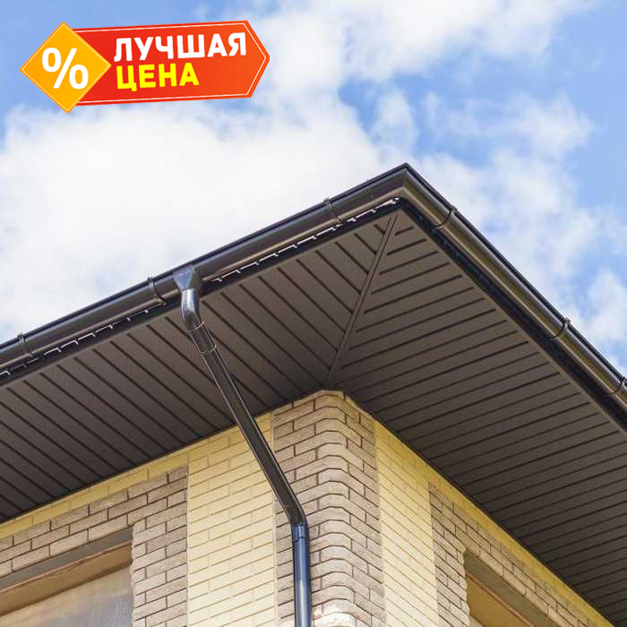 Софит металлический центральная перфорация 0,5 GreenCoat Pural BT с пленкой RR 11 темно-зеленый (RAL 6020 хромовая зелень)