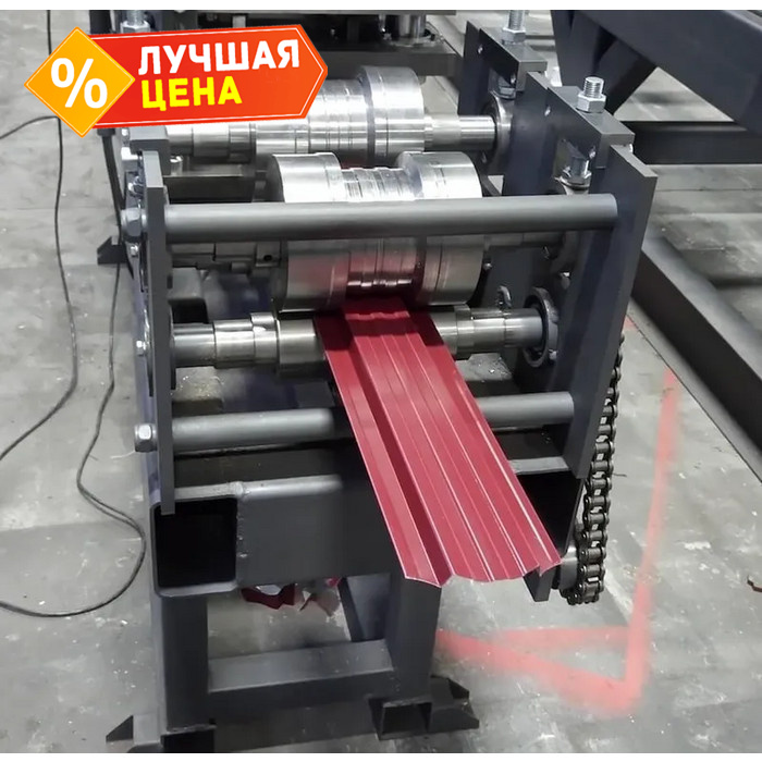 Штакетник Прямоугольный Grand Line 0,5 PurLite Matt RAL3005 Красное Вино