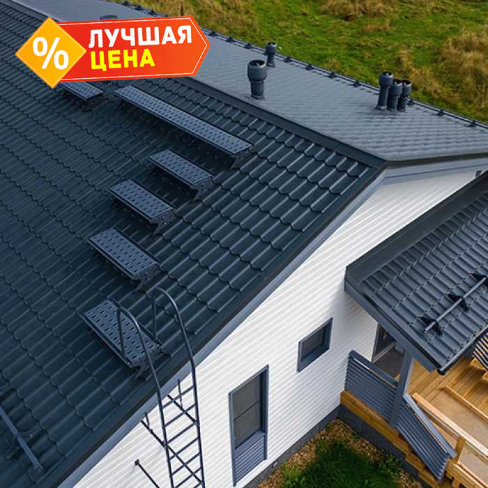 Мостик переходной Grand Line RAL 7024 1м