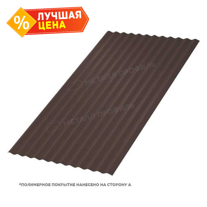 Профлист Металл Профиль МП18 0.5 VikingMP® E RR 32 Темно-коричневый B