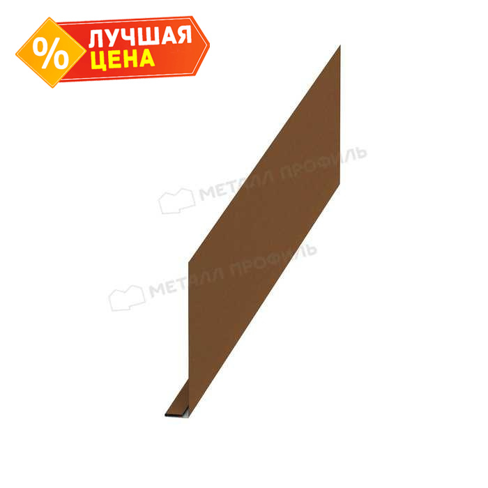 Планка карнизного свеса 250х50х3000 (PURMAN-20-Argillite-0.5)