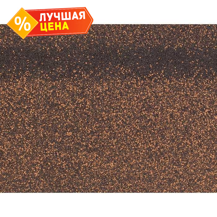 Гибкая черепица коньково-карнизная Технониколь Шинглас Кантри Аризона 5 м2
