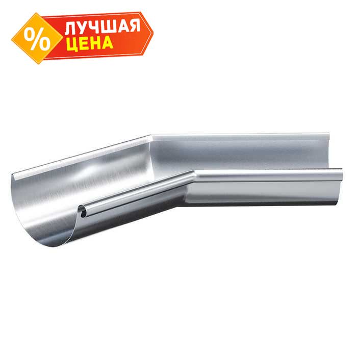 Угол желоба внутренний 135гр., 90/125, Сталь оцинкованная