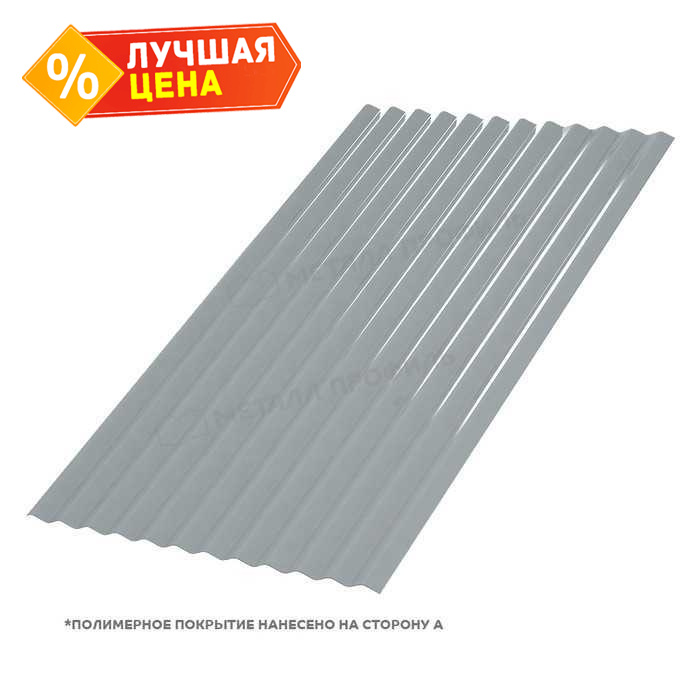 Профлист Металл Профиль МП18 0.45 Полиэстер RAL 7004 Серый B