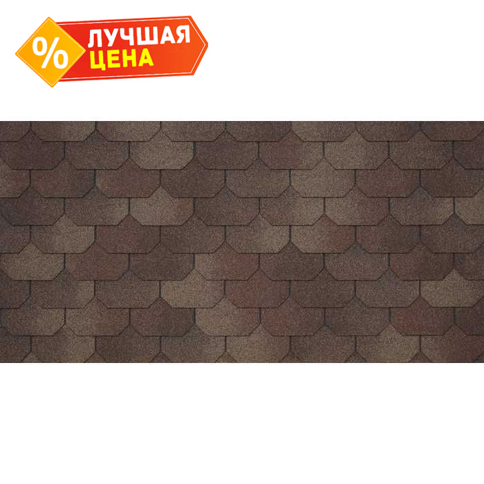 Гибкая черепица Тегола Premium LIBERTY Terracotta spagnola 412