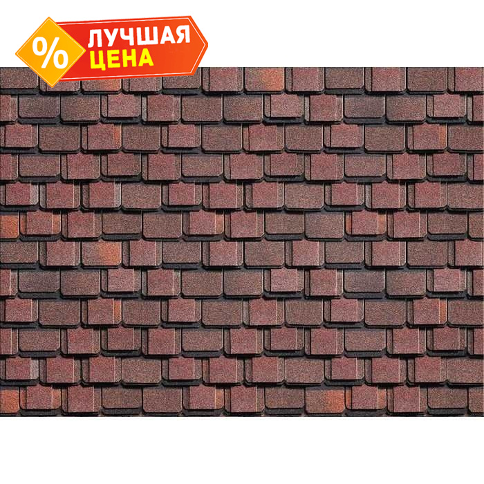 Многослойная черепица Технониколь Шинглас Континент Америка