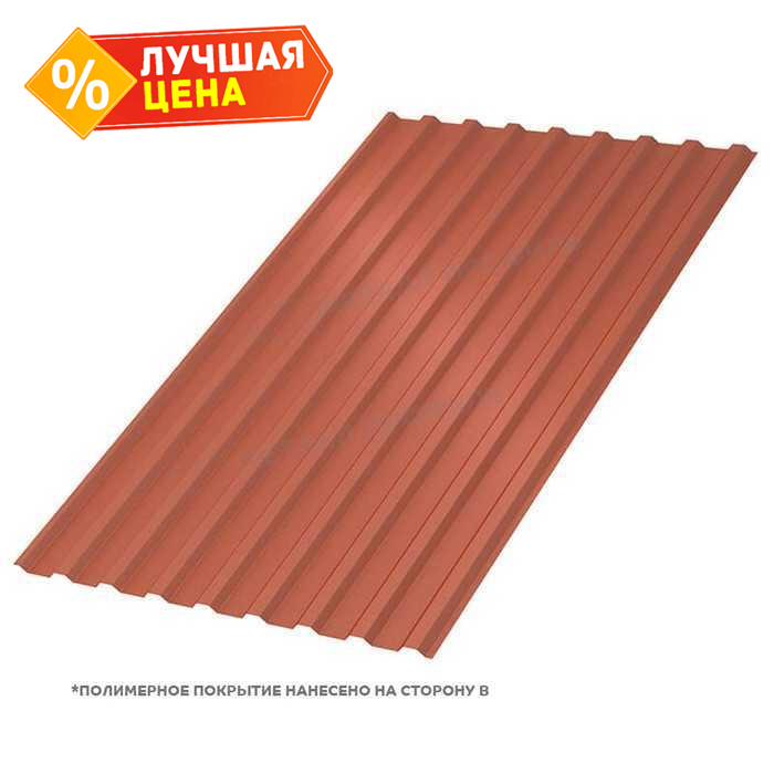 Профлист Металл Профиль МП20 0.5 VikingMP® E RAL 8004 Коричневая медь B