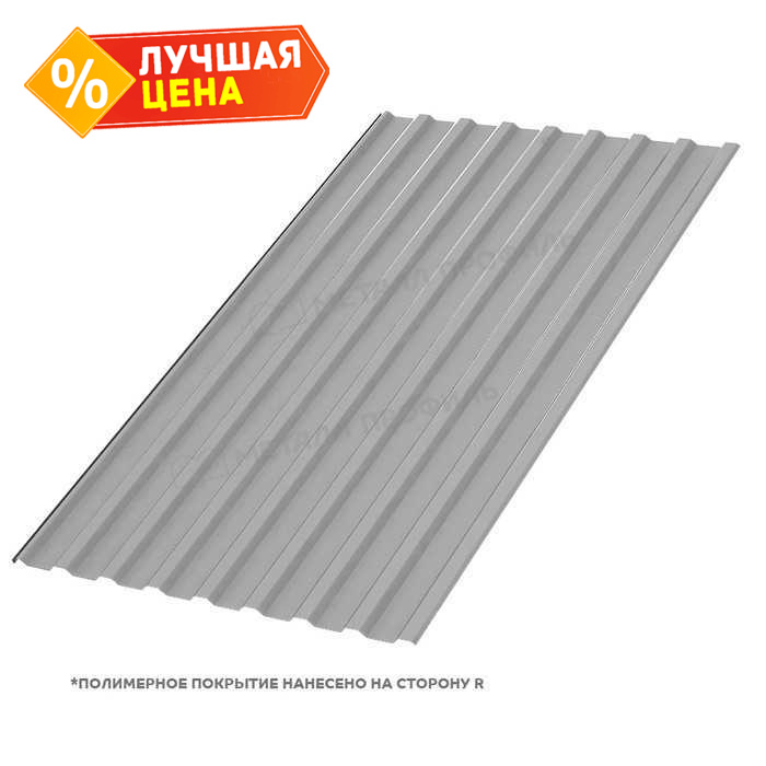 Профлист Металл Профиль МП20 0.5 NormanMP RAL 9006 Бело-алюминиевый A