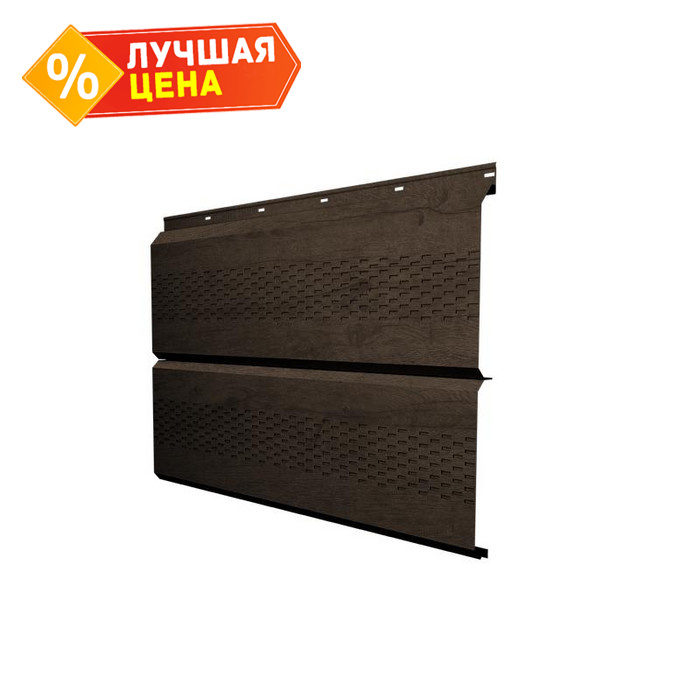 Софит ЭкоБрус с перфорацией 0,345 Grand Line 0,45 Print Elite Antique Wood
