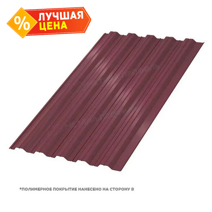 Профлист Металл Профиль HC35 0.45 Полиэстер RAL 3005 Красное вино A