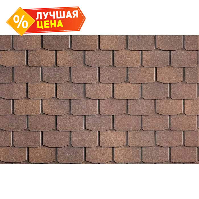 Гибкая черепица Технониколь Шинглас Модерн Плато