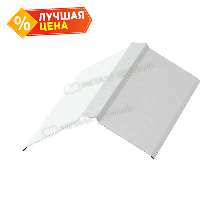 Планка конька плоского 150х150х2000 (ПЭ-01-9003-0.5)