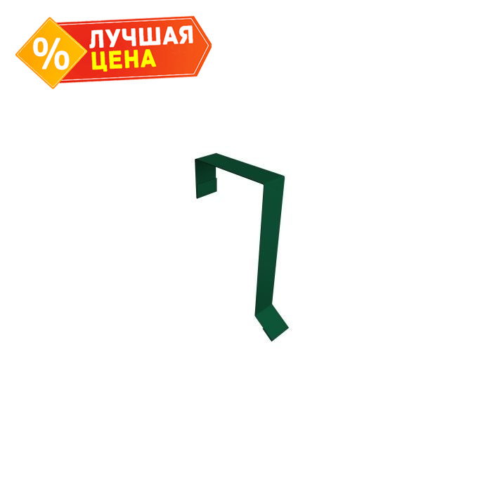 Планка торцевая фальц Grand Line 65х97 0,5 Quarzit с пленкой RAL 6005 зеленый мох