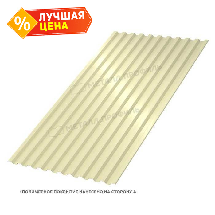Профлист Металл Профиль C21 0.5 NormanMP RAL 1015 Светлая слоновая кость B