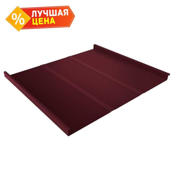 Фальцевая кровля Фальц двойной стоячий Grand Line 0,5 Quarzit RAL 3005