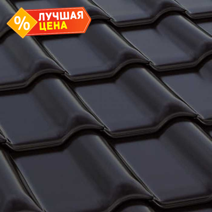 Керамическая черепица Braas Рубин 13V Глазурь тик