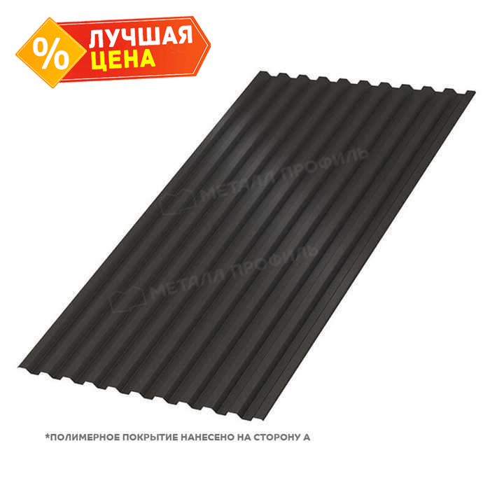 Профлист Металл Профиль C21 0.5 VikingMP® E RR 32 Темно-коричневый B