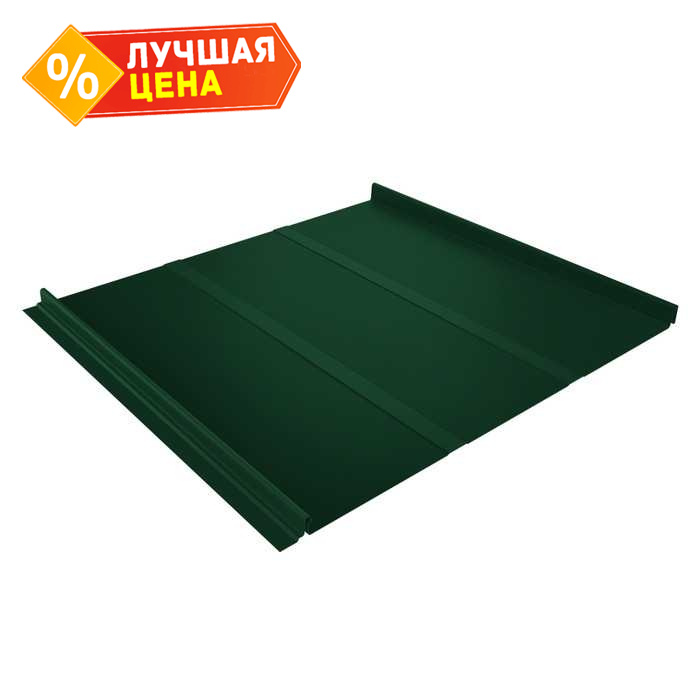 Фальцевая кровля Кликфальц Grand Line 0,5 Quarzit lite RAL 6005 Зеленый