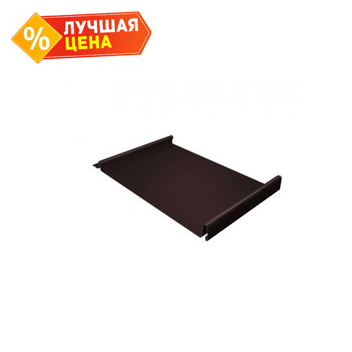 Фальцевая кровля Кликфальц Grand Line 0,5 Quarzit PRO Matt RAL 8017 Шоколад