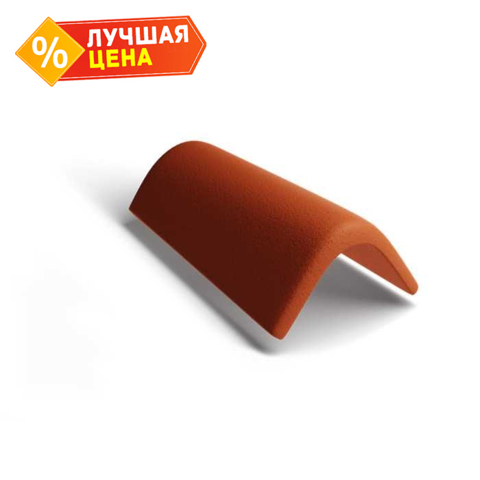 Торцевая черепица Classic Кирпично-красный Kriastak