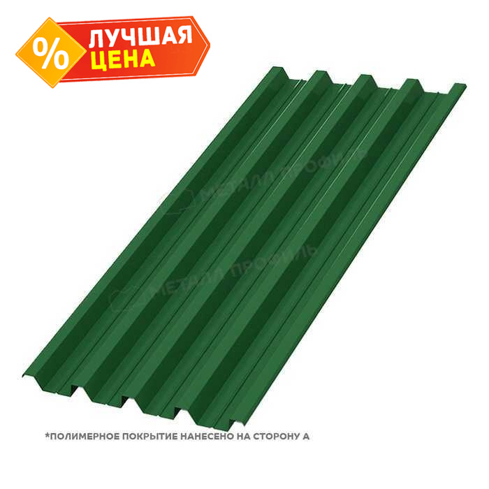 Профлист Металл Профиль Н60 0.5 NormanMP RAL 6002 Зеленый лист B