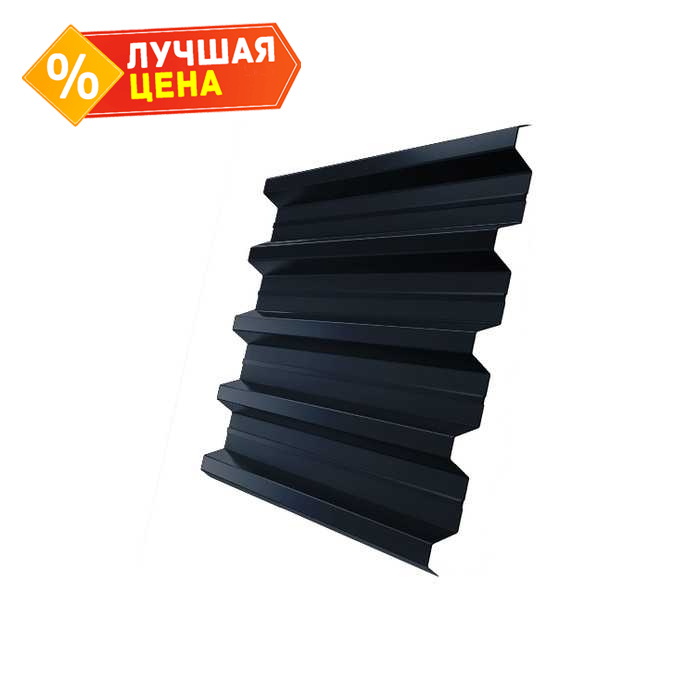 Профлист Grand Line H60R 0.5 Satin Matt RAL 7024 Мокрый асфальт