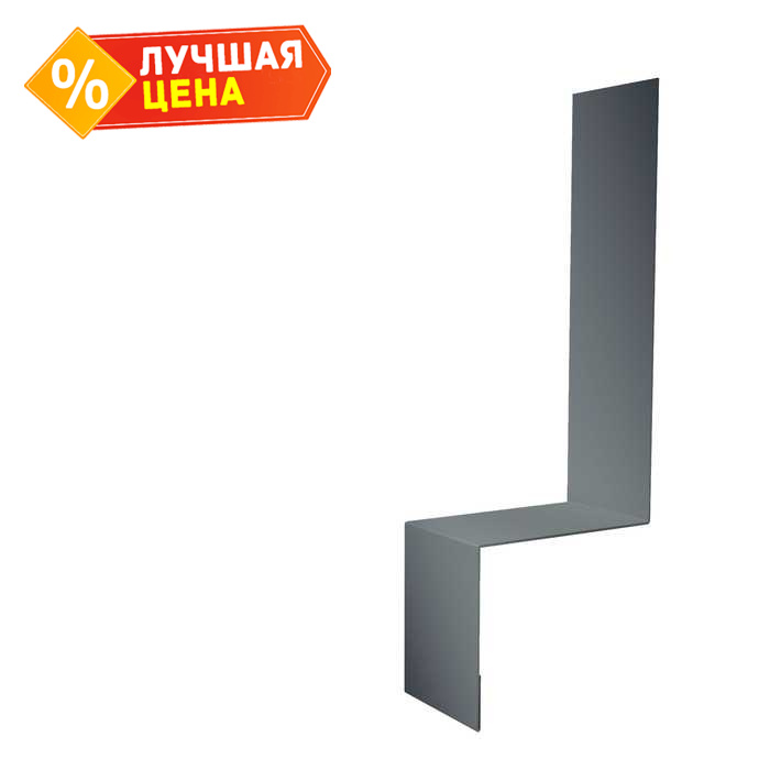 Планка примыкание боковое фальц Grand Line 0,55 Zn