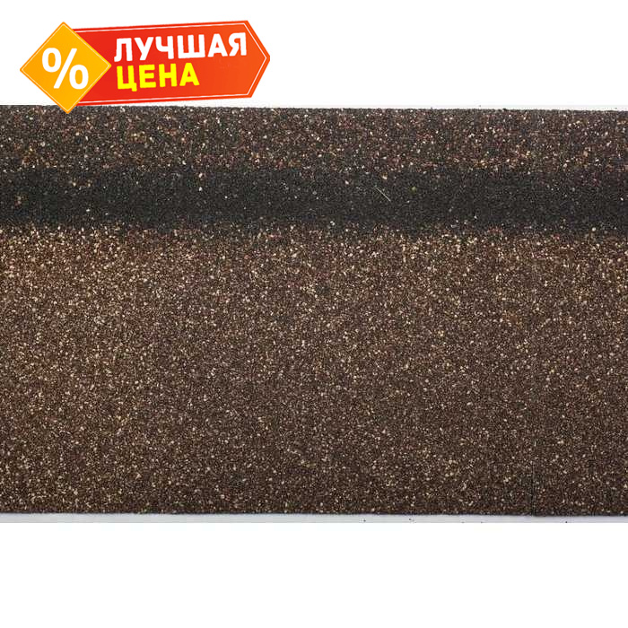 Гибкая черепица коньково-карнизная Технониколь Шинглас Классик / Ультра Самба Янтарь