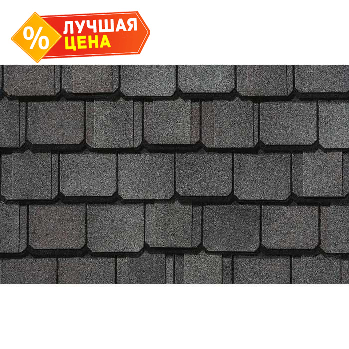 Гибкая черепица CertainTeed Grand Manor Colonial Slate