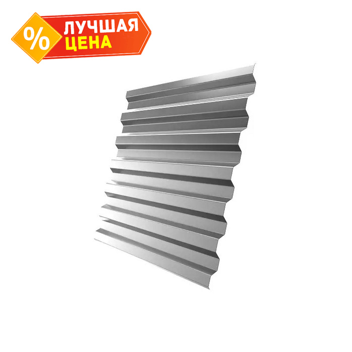 Профлист Grand Line C21R 0.48 Цинк Без покрытия Бесцветный