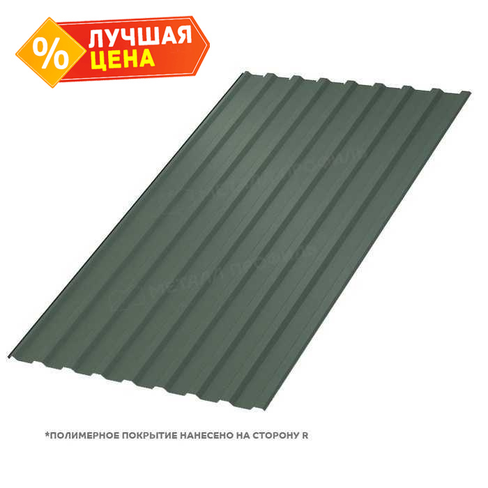 Профлист Металл Профиль МП20 0.5 PURETAN® RR 11 Элегантный зеленый A