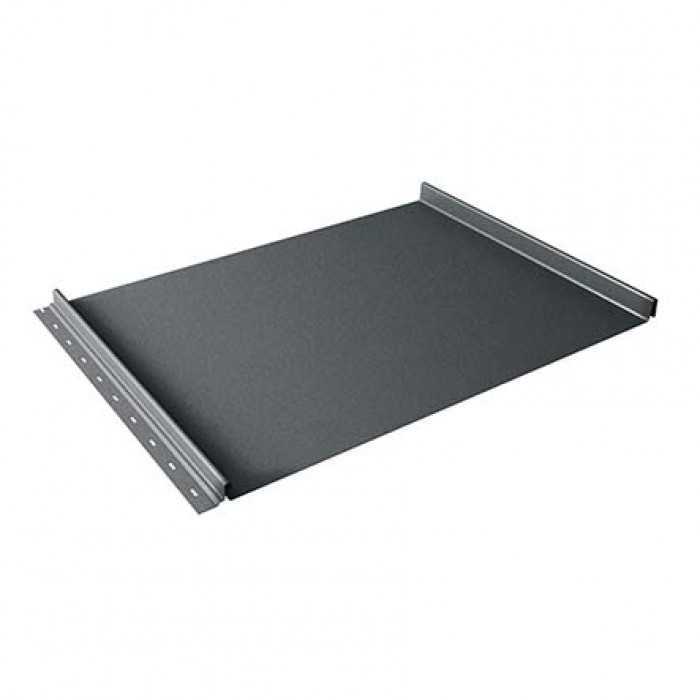 Фальцевая кровля Кликфальц Grand Line 0,5 Quarzit PRO Matt RAL 7016 Антрацитово-Серый