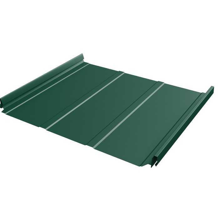 Фальцевая кровля Кликфальц Pro Grand Line 0,5 Drap RAL 6005 Зеленый Мох