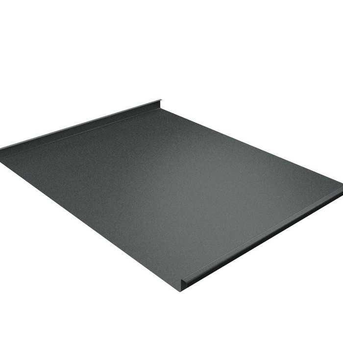 Фальцевая кровля Фальц двойной стоячий Grand Line 0,5 Quarzit PRO Matt RAL 7016