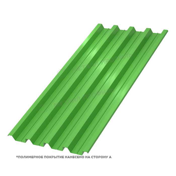 Профлист Металл Профиль Н60 0.5 NormanMP RAL 6018 Желто-зеленый A