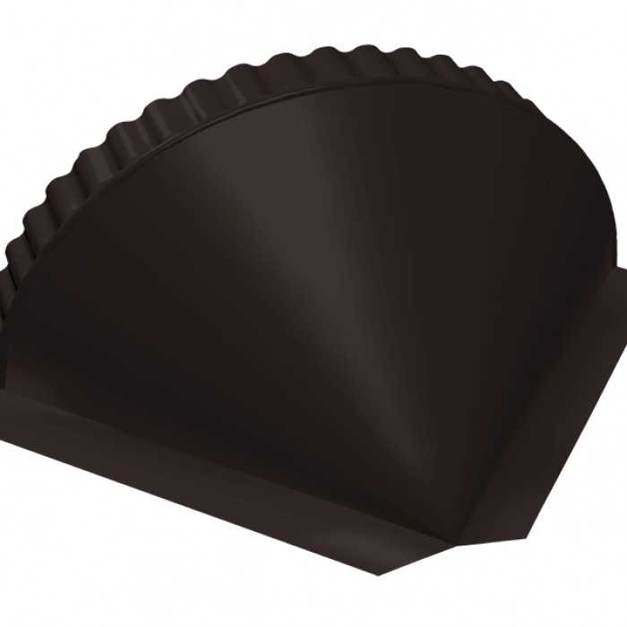 Заглушка малая конусная Satin Мatt RAL 9005 черный