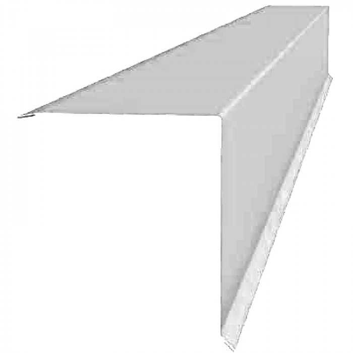 Планка конька односкатной кровли 160x160 0,45 Zn