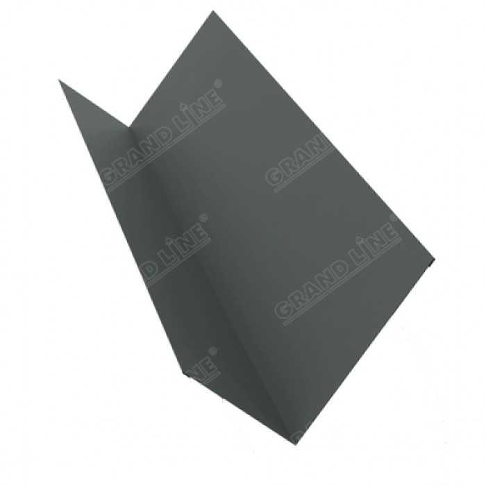 Планка примыкания 150х250 0,5 PE с пленкой RAL 7005