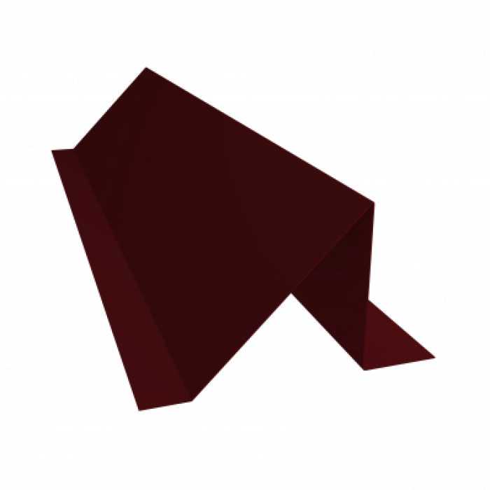 Планка снегозадержания 0,5 Velur RAL 3005 красное вино