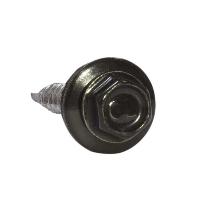 Саморез кровельный Daxmer 4,8х29 RAL 9004 (250) сверло №1