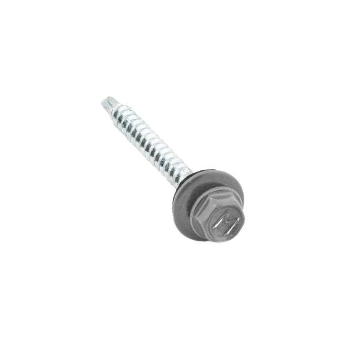 Саморез кровельный Daxmer 4,8х50 RAL 7004 (150) сверло №1