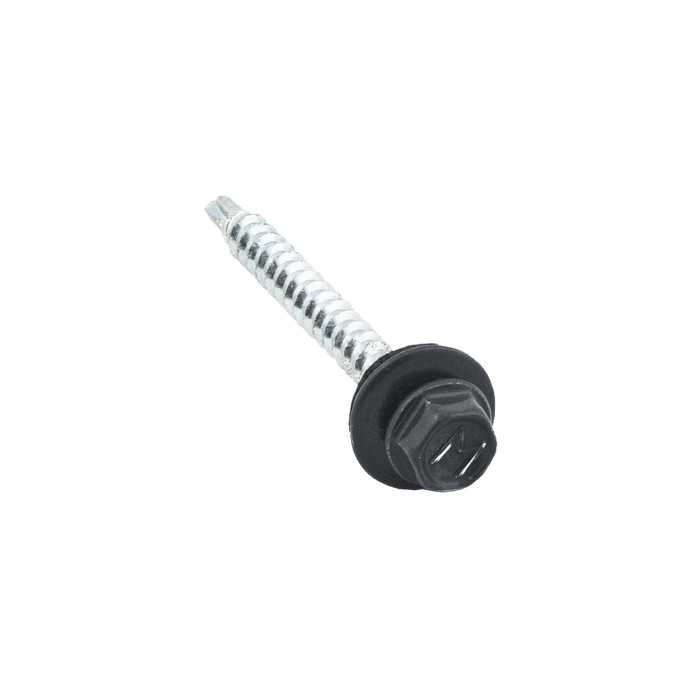 Саморез кровельный Daxmer 4,8х50 RAL 7024 (150) сверло №1