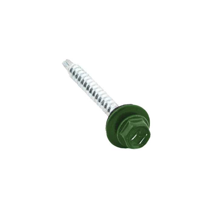 Саморезы 4,8х50 RAL 6002 (100 шт) (Даксмер)
