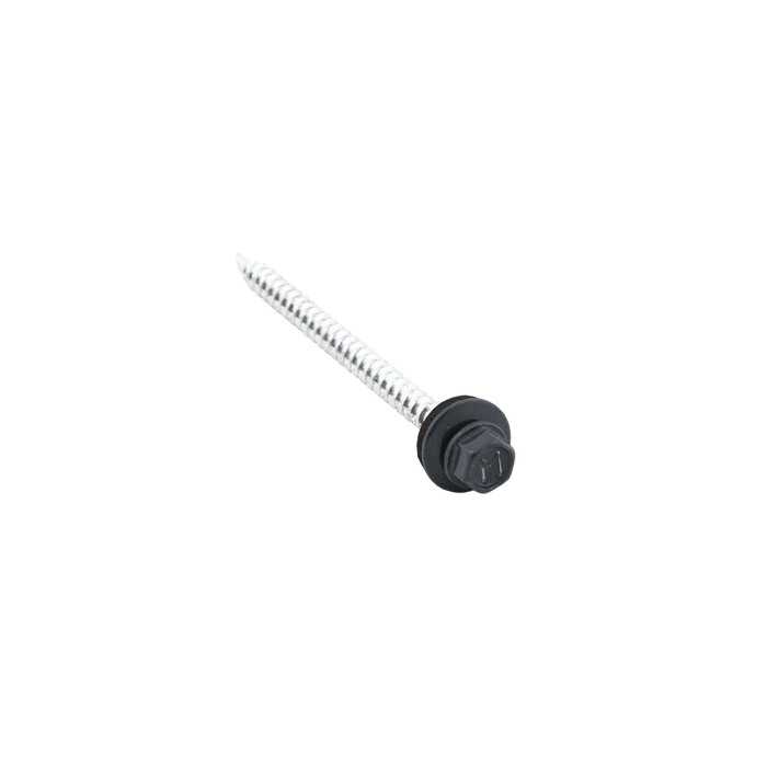 Саморез кровельный Daxmer 4,8х70 RAL 7024 (100) сверло №1