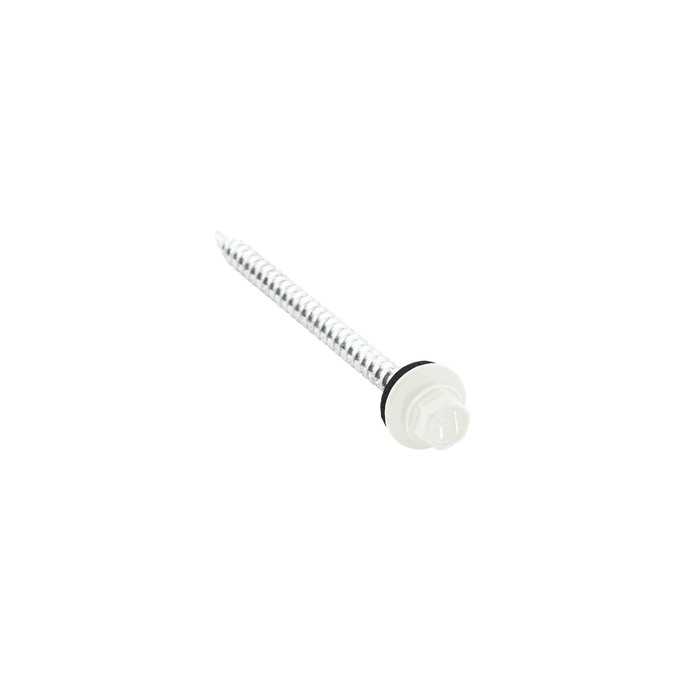 Саморез кровельный Daxmer 4.8х29 RAL 9003 (100) сверло №1